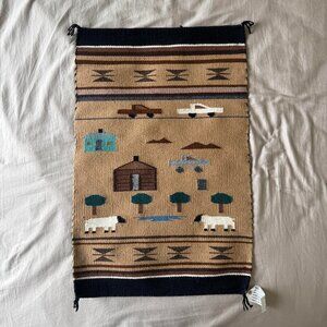 Handmade Navajo Pictorial Rug